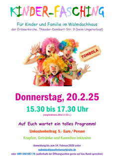 Kinderfasching Walmdachhaus